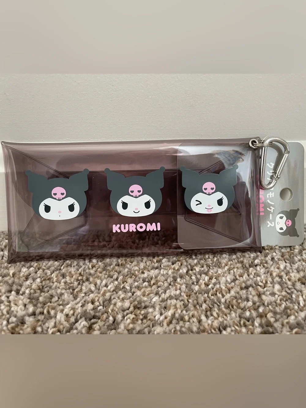 Sanrio Japan Originals Kuromi Pencil Pouch Keychain